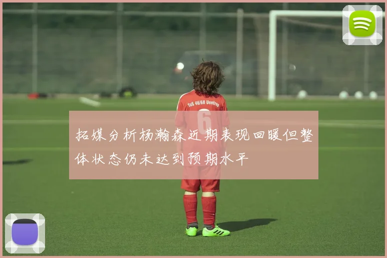 拓媒分析杨瀚森近期表现回暖但整体状态仍未达到预期水平