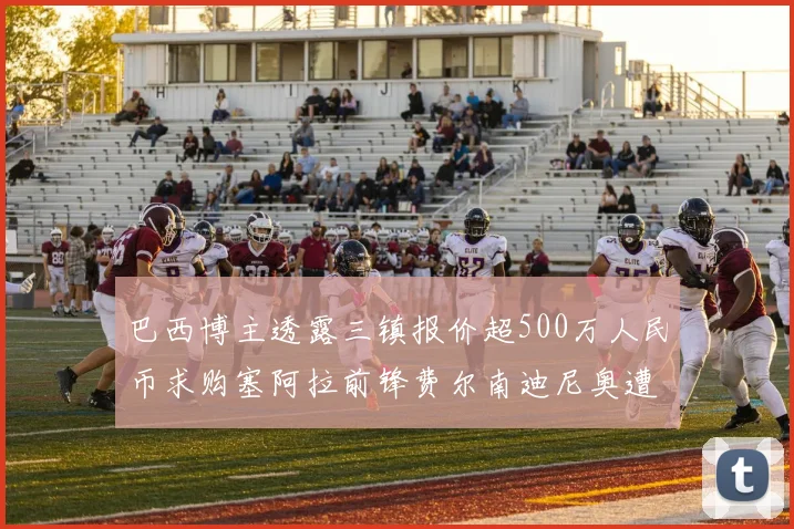巴西博主透露三镇报价超500万人民币求购塞阿拉前锋费尔南迪尼奥遭拒绝